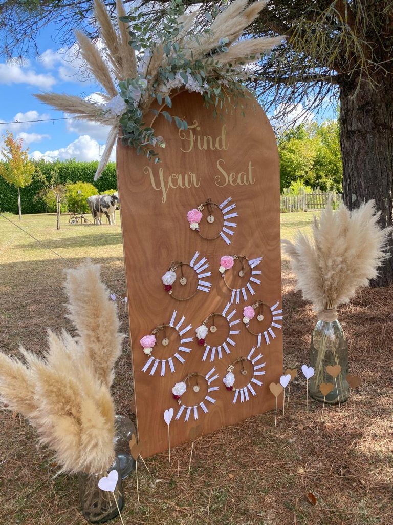backdrop plan de table